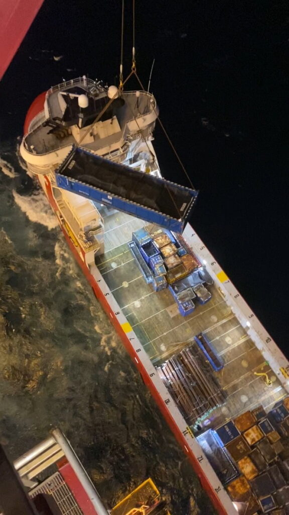 Lasting eller lossing fra GFA.